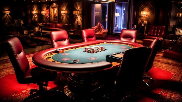 Live baccarat table with Banker and Player hands at rajasepin