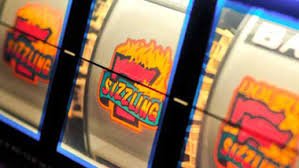 Live roulette wheel with ball during spin